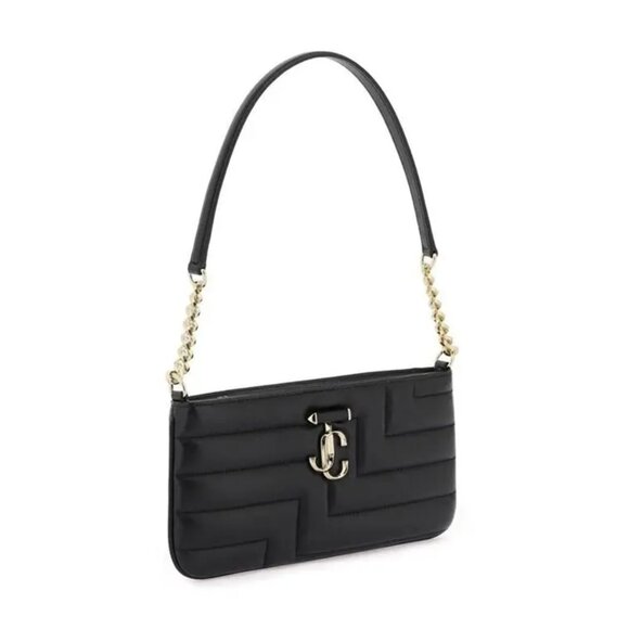 Jimmy Choo Avenue Slim Shoulder Bag - Black - New With Defects - Picture 3 of 12